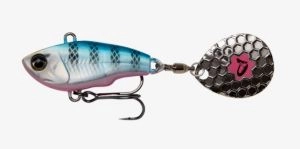 Nástraha Fat Tail Spin 6,5cm 16g Blue Silver Pink